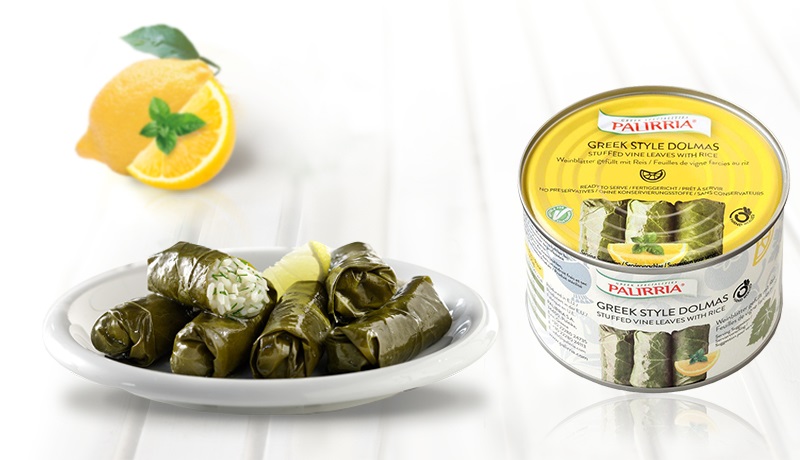 Greek style Dolmas,Weinblätter gefüllte mit Reis